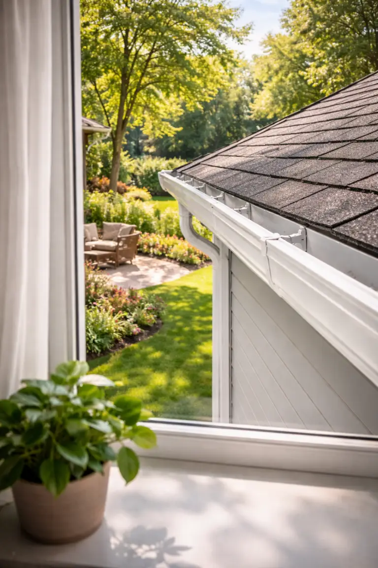 Gutter cleaning in waukesha